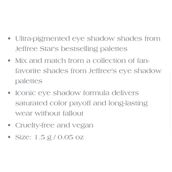 Secret Stash New in Box Jeffree Star Artistry Single Shadow metallic green teal - Picture 2 of 3